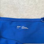 Aerie Blue Ruffle Triangle Adjustable Strap Bikini Top Photo 6