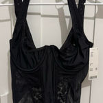 Urban Outfitters Black Lace Bustier Top Photo 0