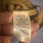 TCEC  Brown Mock Neck Bodysuit with Bishop Sleeve Photo 4