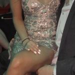 Tobi Champagne Sequin Dress Photo 0