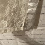 Victoria's Secret Victoria’s Secret Vintage Gold Label off white robe OSFA lace inserts Photo 2