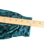 Emma & Sam Women Oversized Crushed Velvet Top Size‎ XS Green Drop Sleeve Whimsigoth NEW Photo 9