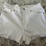 Levi's White Levi Jean Shorts Photo 1