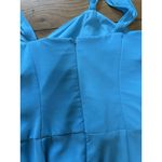 David’s Bridal Bridesmaid Dress Style F15406 Blue Size 8 Wedding‎ Formal NWOT Photo 11