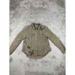 Holding Horses Anthropologie  Button Down Shirt Butterfly Embroidered Sz‎ 12 West Photo 2