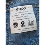 Etica‎ Stanton High Rise Relaxed Cuff Jeans Atwood Light Wash Womens Size 26 Blue Photo 7