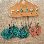 Western Earrings Silver Photo 0