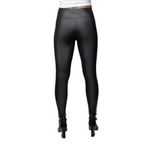 Jane Bleaker Faux Leather Pants Women's NWOT Size L Black Stretchy Goth Punk Size L Photo 2