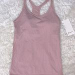 Lululemon Ebb To Street Tank Top B/C Color Pink Haze Size 10 NWT Photo 3
