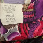 VTG California Dynasty Women Cropped Top M Colorful Abstract‎ Babydoll Y2K Retro Purple Size M Photo 8