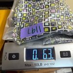 August Max Woman 12W 100% Silk Retro Print Buttoned Top Funky 70s Luxury Costume Blue Size 12 Photo 9