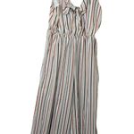 Nimi K Bow Front Striped Jumpsuit Photo 0