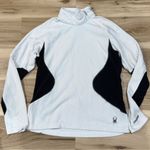 Spyder  White Black Fleece Quarter Zip Pullover Sweatshirt Women’s 14 Photo 0