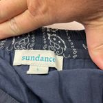 Sundance  Blue White Western Bandana Print‎ Midi Skirt Size Large Asymmetrical Photo 1