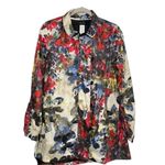Karen Kane  Floral Print Windbreaker lightweight 
Jacket(Size Medium) Photo 1
