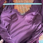 Betsy and Adam Wine Red Lace Overlay Tulle Fit & Flare Party Dress 🍷 Photo 6