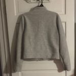 American Eagle  Outfitters Gray Cropped Zip-Up Jacket Photo 2