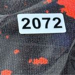 Isabel Marant  Women’s 38 M Black Red Stretch Silk Leather Trim Long Sleeve Top Photo 11