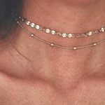 Good Layered Boho Choker Necklace Gold Photo 0