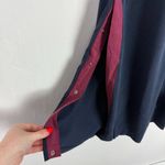 ASOS NWT Native Youth Wide Leg Crop Pants Snap Button Detail Navy Size XS NEW Photo 3