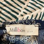 Millibon blue/white off shoulder cover up or dress 243 Blue Size L Photo 4