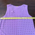 Rebecca Minkoff purple studded shift silk mini dress size 6 Photo 10