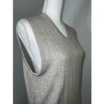 Geoffrey Beene Vintage Ivory Dark Academic Sweater Vest SMALL Photo 1