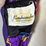 Vintage 60s Kamehameha Maxi Dress Purple Butterfly Floral Small Made in Hawaii Photo 6