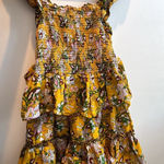 Jennifer Grace Floral Top and Skirt Yellow Size M Photo 0