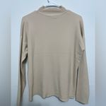 Algo Bonito Beige Mock Neck Sweater | Minimalist Style | Size S(A190) Photo 1