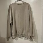 Jerzees Tan Long Sleeve Crewneck Sweatshirt w/ Snowman Ice Finishing Size 2X Photo 2