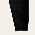 Pistola  Aline Black High-Rise Button Fly Raw Hem Stretch Skinny Jeans Size 27 Photo 5