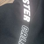 Hollister  Black and Pink Checkered Cropped Hoodie Photo 5