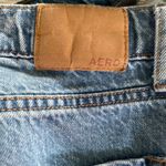 Aeropostale  Mom Jeans sz 00 Distressed Ripped Cropped Straight Leg‎ Emo Punk Y2K Photo 4