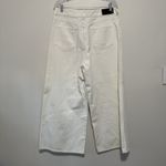 Victoria Beckham  Portland‎ Mid Rise Wide Leg White Jeans Size 30 Photo 6