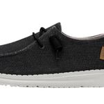 Hey Dude  Size 10 Wendy Chambray Off Black Comfort Loafer Shoes Lightweight Women Photo 0