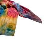 Tie Dye Casual Sleeveless Bodycon Leg Slit Scoop Neck Dress Size Large Pink Photo 8