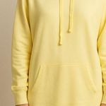 The Drop Women's Size Medium Yellow Long Sleeve Mini Hoodie Dress Photo 0