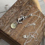 Mermaid Prehnite Sterling Silver Necklace Silver Photo 5