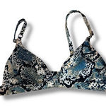 Shade & Shore  | Snakeskin Print Bikini Top | Medium Photo 0