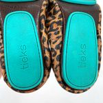 Tieks Leopard Print Ballet Flats Brown Tan Leather Foldable Travel Shoes Size 7 Photo 7