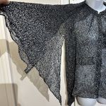 Balenciaga  Silk Scarf Sheer Blouse size 40 Photo 2