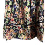 Something Navy Floral Cutout Sleeveless A-Line Midi Dress Size Small Photo 9