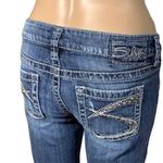 Silver Jeans Womens Denim Blue Jeans Lola Flare Leg Distressed Dark Wash W25 L33 Photo 2