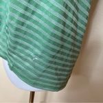 Zyia  Active green striped flowy tank top MEDIUM Photo 4