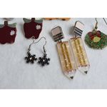 Teachers Delight 9pr School Days/Holidays/Seasons Hook/Post Vintage/Now Earrings Gold Photo 1