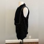 Elie Tahari NWT  Sport Velvet Reversible Vest/Open‎ Cardigan Size XS Drapey Photo 1