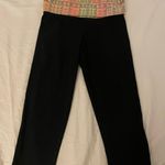 PINK - Victoria's Secret Pink Victoria’s Secret Yoga Black Cropped Embellished Pants, size XS Photo 0