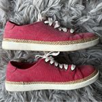 Vionic  Hattie red canvas lace up espadrille sneakers women’s shoe size 8 Photo 5