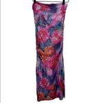 Anthropologie The Soleil Slim Strapless Ruched Mesh Dress - M Photo 1